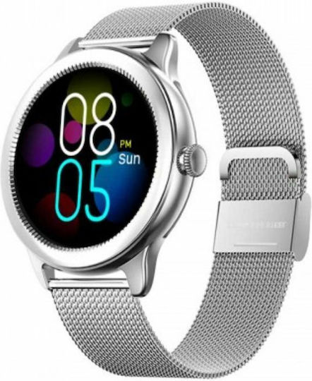 Jmsmart PJS0009S 35mm Smartwatch with Heart Rate Monitor (Silver)