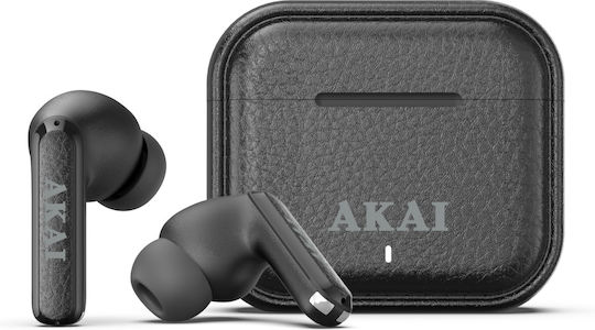 Akai Proffesional BTE-J700 In-ear Bluetooth Handsfree Earphones with Charging Case Black view 2