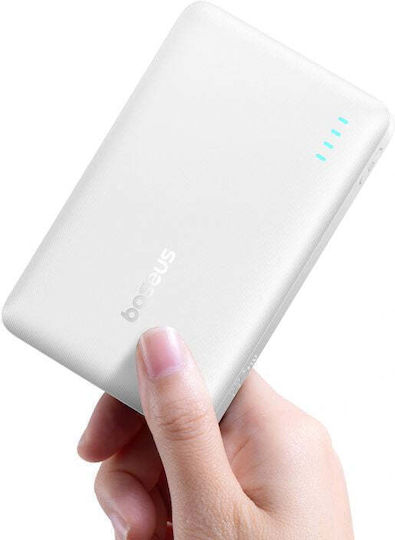 Baseus EnerFill FP21 Power Bank 10000mAh 22.5W with 2 USB-A Ports and USB-C Port White view 3