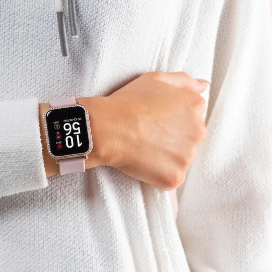 Reflex Active Series 06 Stainless Steel 36mm Smartwatch with Heart Rate Monitor (Blush Stone) view 8