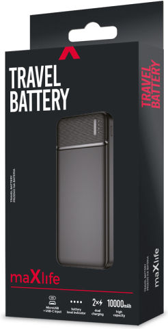 Maxlife MXPB-07 Power Bank 20000mAh Black vista 2