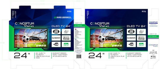 Conceptum Television 24" HD Ready LED Vision HD24 T2/S2 (2022) view 2