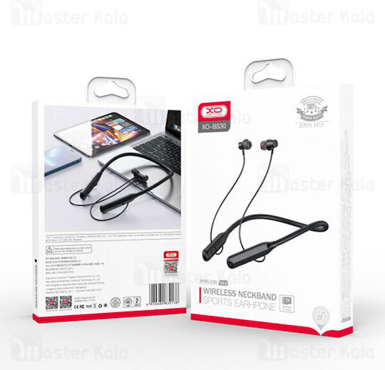XO BS30 In-ear Bluetooth Handsfree Earphones with Sweat Resistance Black view 4