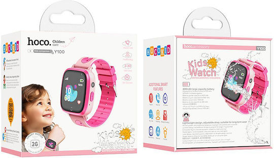 Hoco Smartwatch with SIM (Pink) view 4