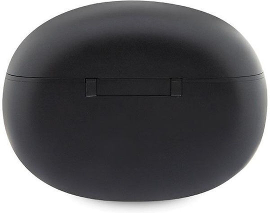 Guess True Wireless Metalic Finish In-ear Bluetooth Handsfree Earphones with Charging Case Black vue 2