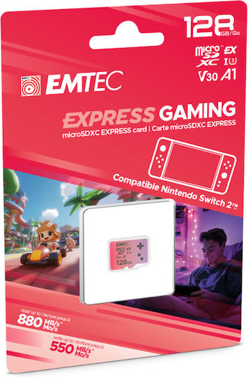 Emtec Gaming microSDXC 128GB Class 10 U3 V30 A1 UHS-I view 2