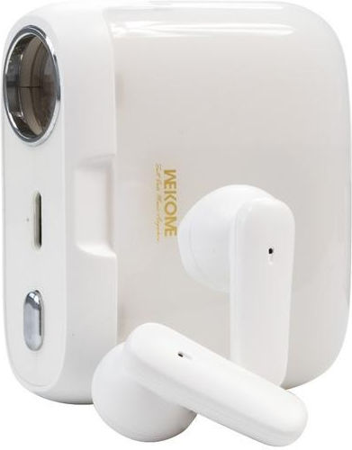 WK S28 Pop Digital Series Earbud Bluetooth Handsfree Earphones with Charging Case White view 7