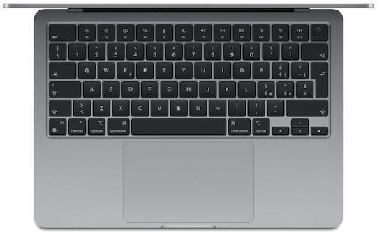 Apple MacBook Air 13" (2024) 13.6" Retina Display (M3-8-core/8GB/256GB SSD) Space Gray (US Keyboard) vue 2