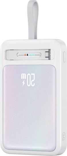 Usams XM Series CD219 MagSafe Power Bank 10000mAh 22.5W with USB-C Port Light Blue view 3