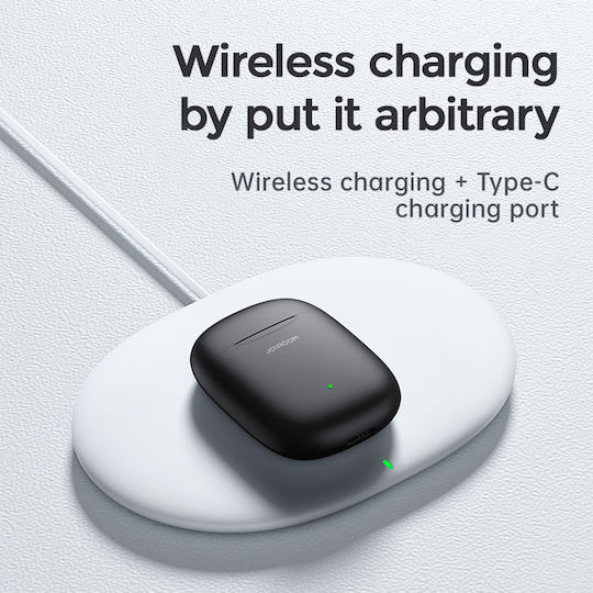 Joyroom JR-T13 Earbud Bluetooth Handsfree Earphones with Sweat Resistance and Charging Case Black view 4