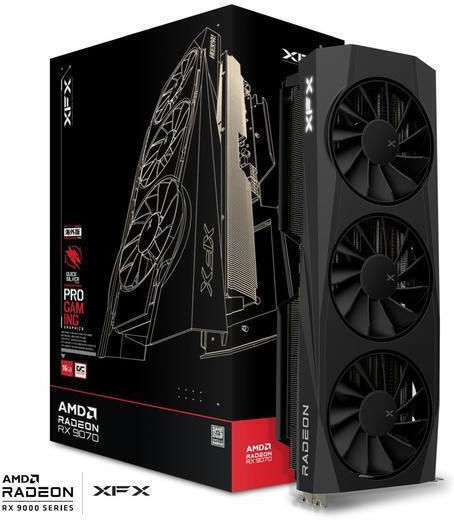 XFX Radeon RX 9070 16GB GDDR6 Quicksilver OC Gaming Edition Graphics Card vista 6