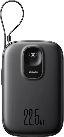 Joyroom JR-PBF18 Power Bank 10000mAh 22.5W with USB-A Port and USB-C Port Black vue 2