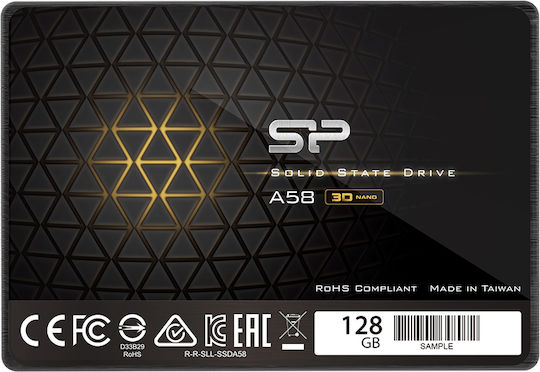 Silicon Power Ace A58 SSD 128GB 2.5'' SATA III SP128GBSS3A58A25 view 1