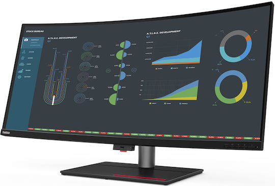 Lenovo ThinkVision P40w-20 Ultrawide IPS Curved Monitor 39.7" 5120x2160 with Response Time 6ms GTG view 2