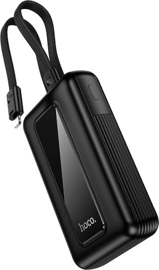 Hoco J162 Power Bank 10000mAh 20W with USB-A Port and USB-C Port Power Delivery / Quick Charge 3.0 Black view 4
