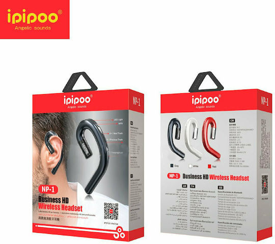Ipipoo NP-1 Earbud Bluetooth Handsfree Earphone Black view 4