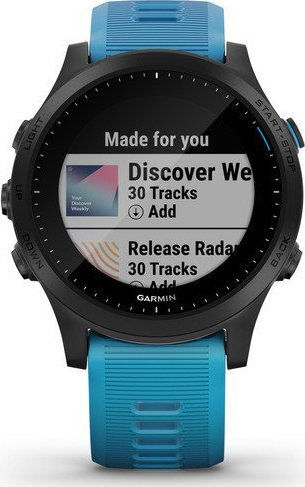 Garmin Forerunner 945 Stainless Steel 47mm Waterproof Smartwatch with Heart Rate Monitor (Blue) view 3