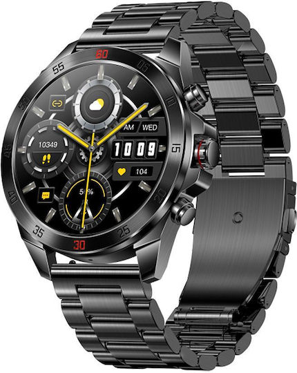 Aoke NX1 Pro Smartwatch with Heart Rate Monitor (Black)