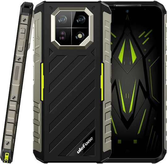 Ulefone Armor 22 Dual SIM (8GB/256GB) Resistant Smartphone Black / Green view 3