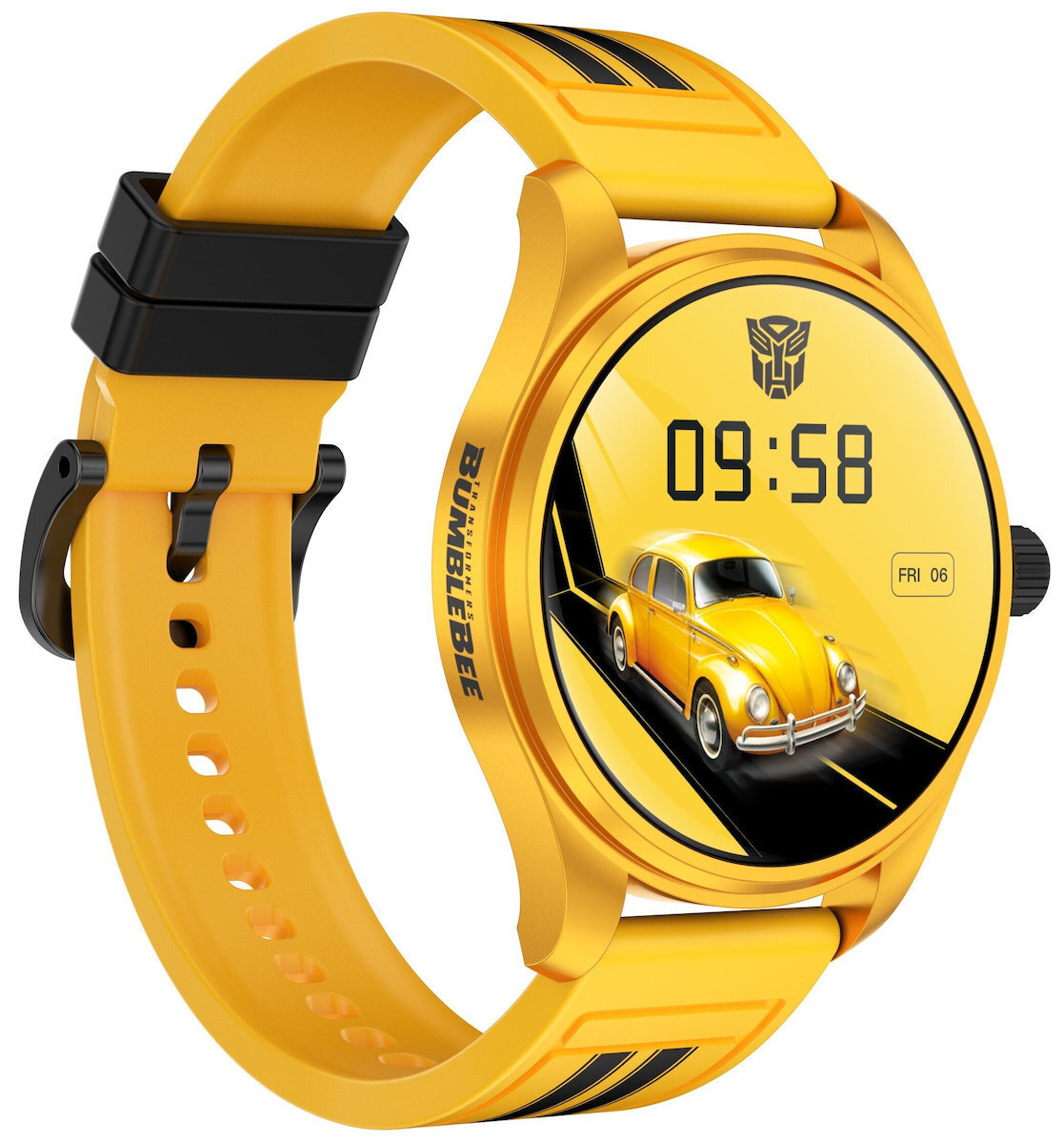 MaxCom Transformers TF20 Smartwatch with Heart Rate Monitor Yellow view 3