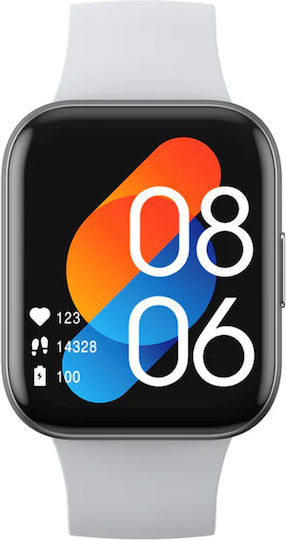 Havit M9021 Stainless Steel Waterproof Smartwatch with Heart Rate Monitor (Gray) vue 2