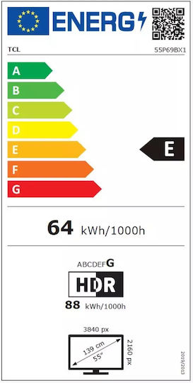TCL Smart Television 55" 4K UHD LED 55P69B HDR (2024) view 7
