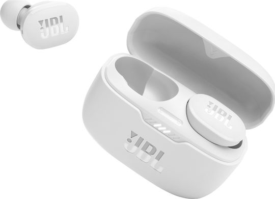 JBL Tune 130NC In-ear Bluetooth Handsfree Earphones with Sweat Resistance and Charging Case White