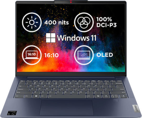 Lenovo IdeaPad Slim 5 14Q8X9 14" OLED FHD+ (Snapdragon-X1P-42-100/32GB/1TB SSD/W11 Home) Abyss Blue (US Keyboard) view 1