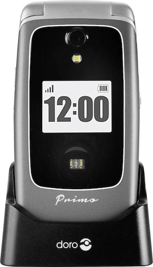 Doro Primo 418 Dual SIM Mobile with Buttons Graphite view 4