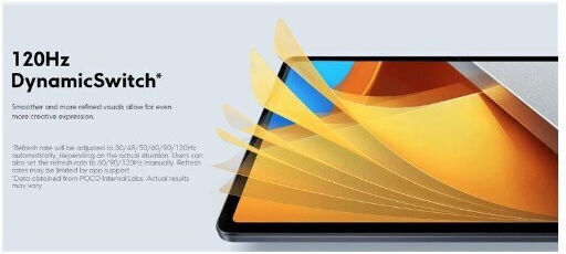 Xiaomi Poco Pad 12.1" Tablet (8GB/256GB) Gray 表示 3