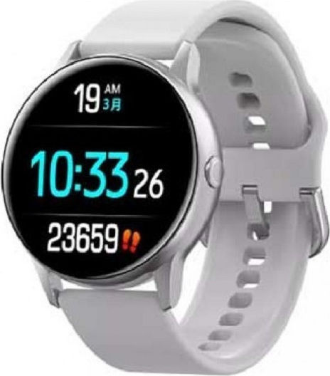 DT88 Smartwatch with Heart Rate Monitor (White) vue 3