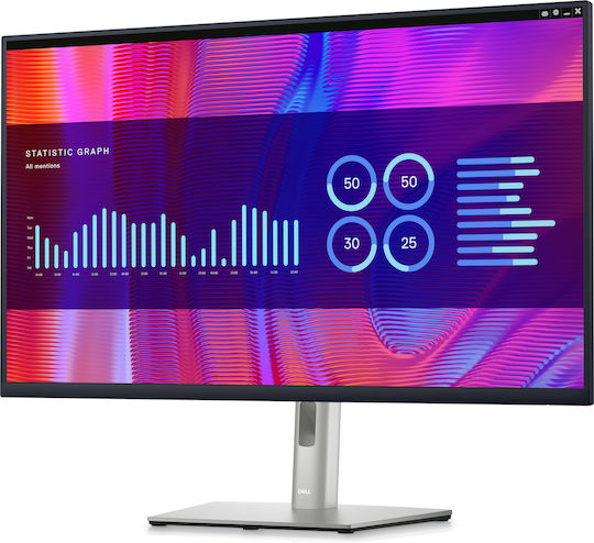 Dell P3223DE IPS Monitor 31.5" QHD 2560x1440 with Response Time 8ms GTG view 2