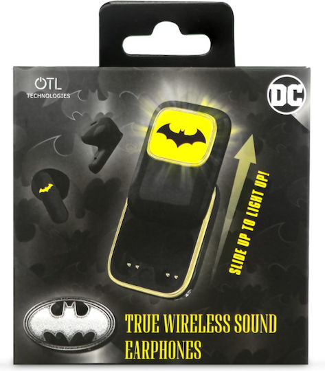 OTL Batman Dark Knight Slide In-ear Bluetooth Handsfree Earphones with Charging Case Black vista 5