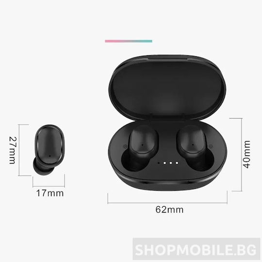 A6S TWS In-ear Bluetooth Handsfree Earphones Green view 2