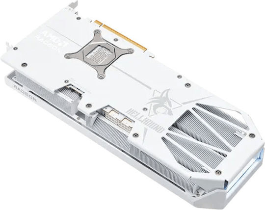 PowerColor Radeon RX 9070 XT 16GB GDDR6 Hellhound White Graphics Card view 8