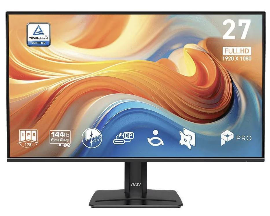 MSI PRO MP272 E14C IPS HDR Gaming Monitor 27" FHD 1920x1080 144Hz with 4ms Response Time GTG