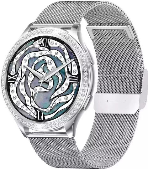 Nubi Watch Battery with Silver Metal Bracelet view 1