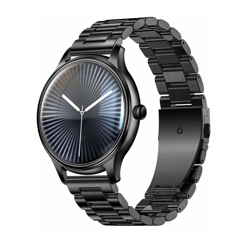 Colmi L28 Smartwatch (Black + Black Steel Strap) view 2