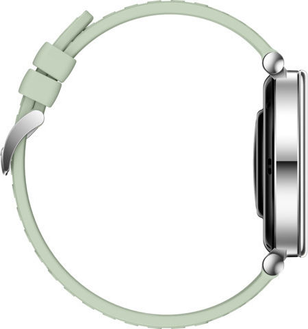 Huawei Watch GT 4 Stainless Steel 41mm Waterproof with Heart Rate Monitor (Green Fluoroelastomer Strap) view 3