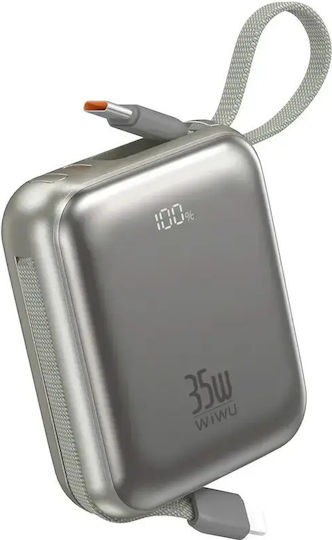 Wiwu P062 Power Bank 10000mAh 35W Silver