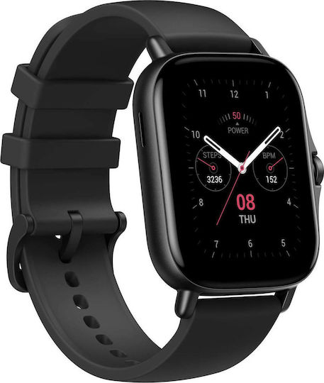 Amazfit GTS 2 Aluminium 43mm Waterproof Smartwatch with Heart Rate Monitor (Midnight Black) view 2