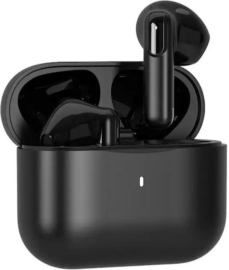 Wiwu T29 ENC Earbud Bluetooth Handsfree Earphones with Charging Case Black view 1