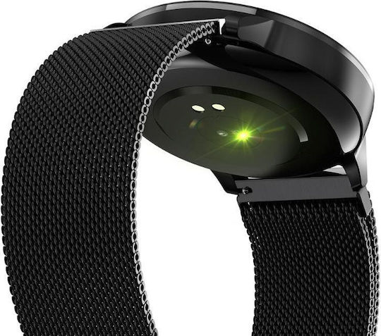 Media-Tech Geneva MT863 50mm Smartwatch with Heart Rate Monitor (Black) vue 2
