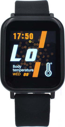 Andowl Q-916 Smartwatch with Heart Rate Monitor (Black) view 4