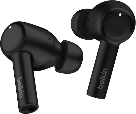 Belkin Soundform Pulse In-ear Bluetooth Handsfree Earphones with Sweat Resistance and Charging Case Black