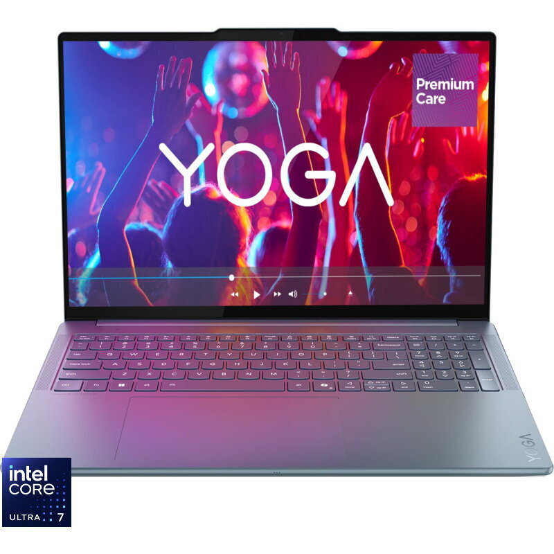 Lenovo Yoga Pro 9 16IAH10 16" OLED 120Hz (Ultra 7-255H/32GB/1TB SSD/GeForce RTX 5050/W11 Home) Tidal Teal (International English Keyboard) view 1