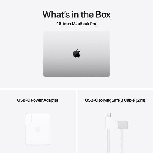 Apple MacBook Pro 16" (2024) 16.2" Retina Display 120Hz (M4-Max 16‑core/48GB/1TB SSD) Silver (International English Keyboard) view 5