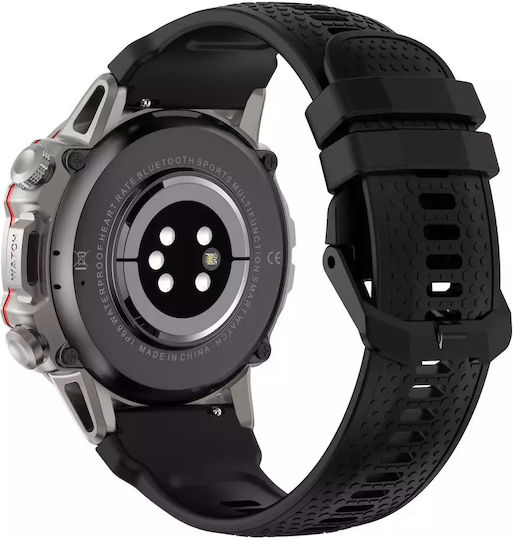 Kiano Watch Sport 49mm with Heart Rate Monitor (Silver) view 7