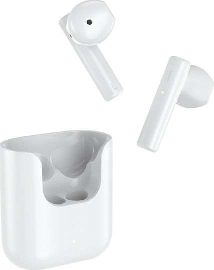 QCY T12 Earbud Bluetooth Handsfree Earphones with Charging Case White view 4