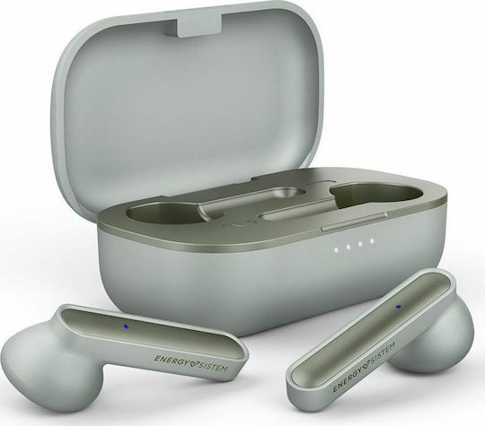 Energy Sistem Style 3 In-ear Bluetooth Handsfree Earphones with Charging Case Green vue 5